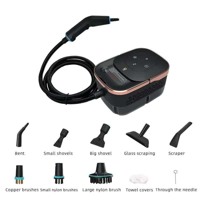 Limpiador a Vapor De 2500W, Esterilización De Alta Temperatura, Aire Acondicionado, Capó De Cocina, Limpiador Al Vapor Para El Hogar Y El Coche, Electrodomésticos